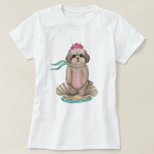 Shih Tzu Venus T-shirt (Design voorkant)