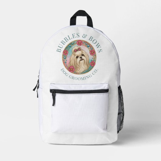 Shih Tzu Verzorgingsrugzak Tas (Voorkant)