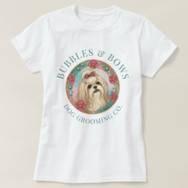 Shih Tzu Verzorgingssalon T‑Shirt T-shirt