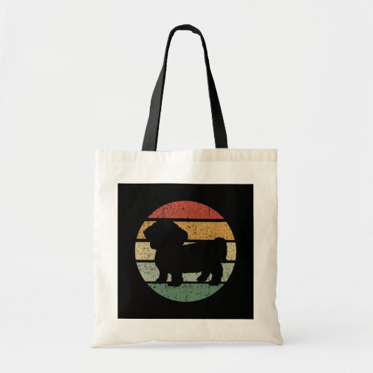 Shih Tzu Vintage Tote Bag (Voorkant)