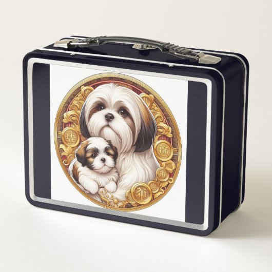 Shih Tzu voor mama en puppy (Achterkant)