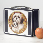 Shih Tzu voor mama en puppy (In situ)