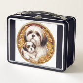 Shih Tzu voor mama en puppy (Voorkant)