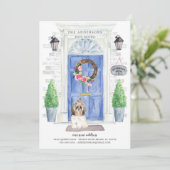 Shih Tzu Voordeur Bewegende Aankondiging (Staand voorkant)