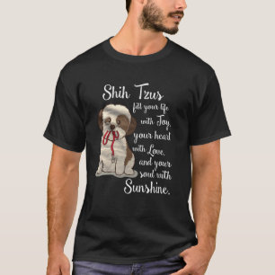 Shih Tzu vult je leven met Joy T-shirt