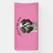 Shih Tzu - Waar is mijn moeder banner (Verticaal)