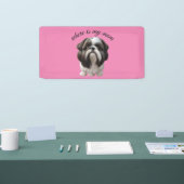 Shih Tzu - Waar is mijn moeder banner (Beurs)