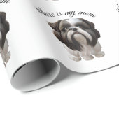 Shih Tzu - Waar is mijn moeder Cadeaupapier (Rol Hoek)