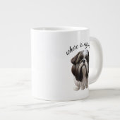 Shih Tzu - Waar is mijn moeder Grote Koffiekop (Voorkant rechts)
