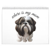 Shih Tzu - Waar is mijn moeder Kalender (Hoes)