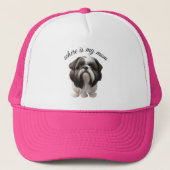 Shih Tzu - Waar is mijn moeder Trucker Pet (Voorkant)