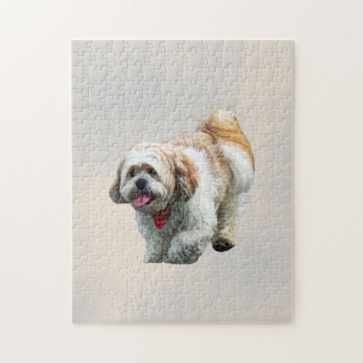Shih Tzu Walking Legpuzzel (Verticaal)