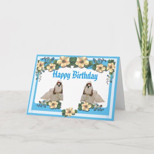 Shih-Tzu - Will Rock voor altijd Kaart (Voorkant)