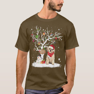 Shih Tzu Winter Snow Dog Kerstwinter T-shirt