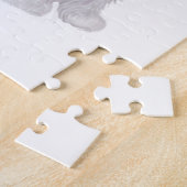 Shih Tzu - Wit met grijs-tan Legpuzzel (Zijkant)