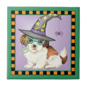 Shih Tzu Witch Tegeltje (Voorkant)