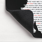 Shih Tzu Word Art Muismat (Hoek)