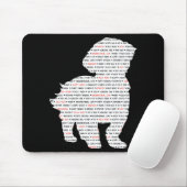 Shih Tzu Word Art Muismat (Met muis)