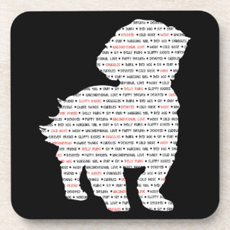 Shih Tzu Word Art Onderzetter
