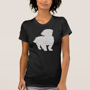Shih Tzu Word Art T-shirt