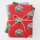 Shih Tzu Wrapping Paper for Christmas  (In situ)