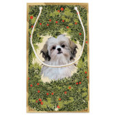 Shih Tzu Wreath Klein Cadeauzakje (Achterkant)