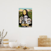 Shih Tzus 4-MONA Poster (Keuken)