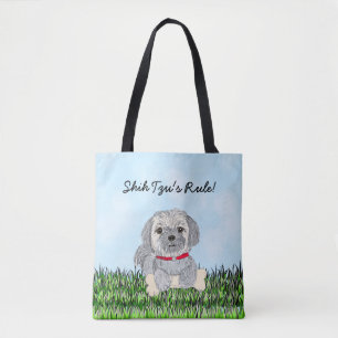 Shih Tzu's Rule Dog Bag Tote Bag