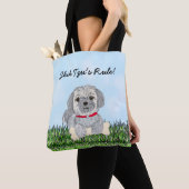 Shih Tzu's Rule Dog Bag Tote Bag (Dichtbij)