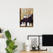 Shih Tzus (zeven) - Whistlers Moeder Poster (Thuiskantoor)