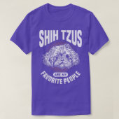 Shih Tzus zijn mijn favoriete dog-eigenaar Shih Tz T-shirt (Design voorkant)