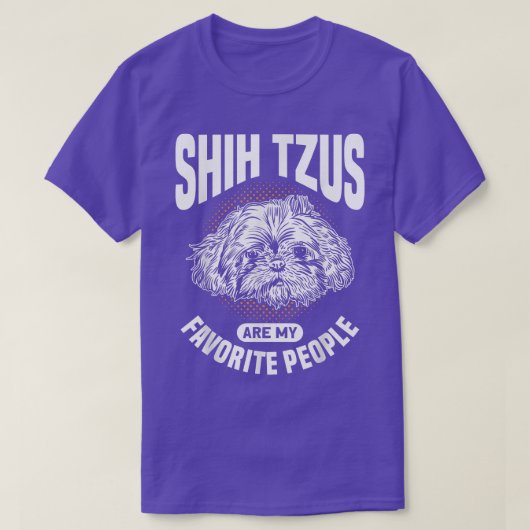 Shih Tzus zijn mijn favoriete dog-eigenaar Shih Tz T-shirt (Design voorkant)