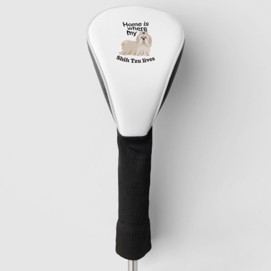 Shih Tzy Home Golfheadcover (Voorkant)