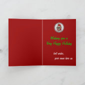 shih van tzu leuke santa van tzulhasa de feestdagen kaart (Binnen)