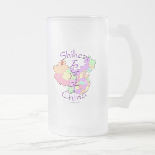 Shihezi China Matglas Bierpul (Rechts)