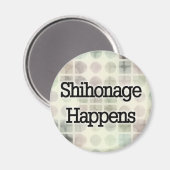 Shihonage Happens - Aikido Humor Magneet (Voorkant / Achterkant)