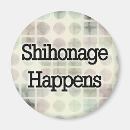 Shihonage Happens - Aikido Humor Magneet