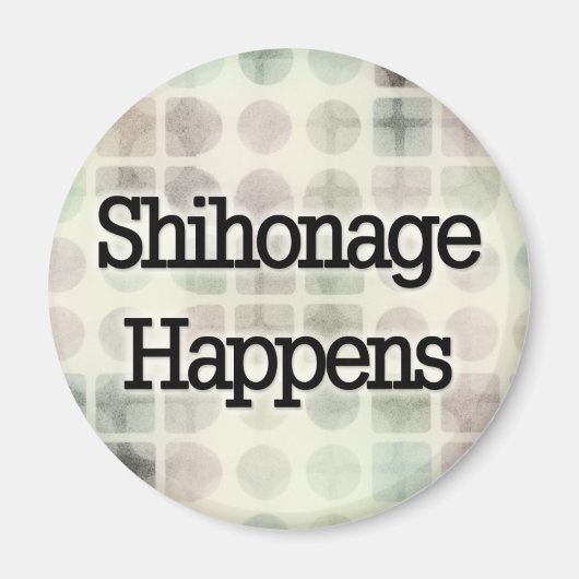 Shihonage Happens - Aikido Humor Magneet (Voorkant)