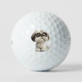 Shihtzu Golf Balls Golfballen (Voorkant)