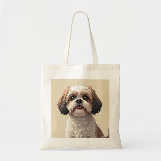 shihtzu Mandoo Tote Bag (Voorkant)