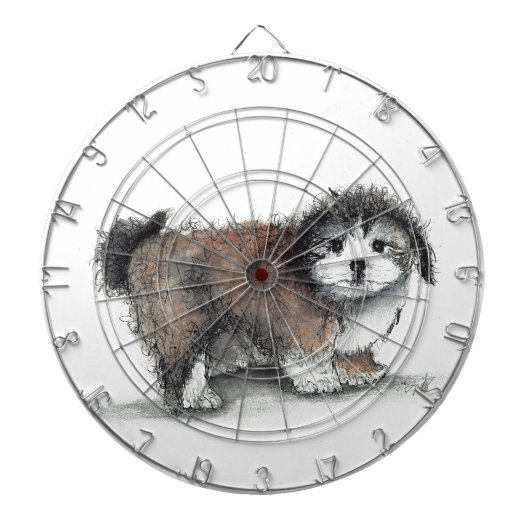 Shihtzu Puppy Dog, Pet Dartbord (Voorkant)