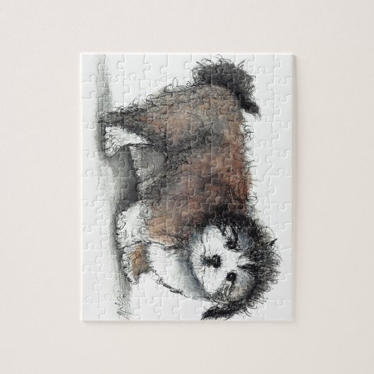 Shihtzu Puppy Dog, Pet Legpuzzel (Verticaal)