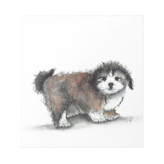 Shihtzu Puppy Dog, Pet Notitieblok (Voorkant)
