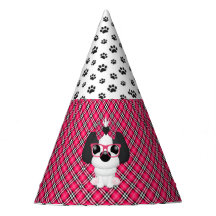 Shihtzu Puppy Dogs a Nerd Pink Birthday Party Pett