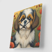 Shihtzu puppy schattige klok cadeau idee (Hoek)