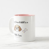 ShihTzu Tweekleurige Koffiemok (Voorkant links)