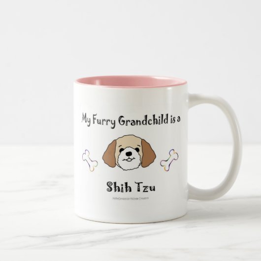 ShihTzu Tweekleurige Koffiemok (Rechts)