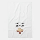Shiitake gebeurt keukenhanddoek (Verticaal)