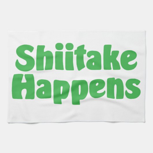 Shiitake Happes Kitchen Towel Theedoek (Horizontaal)