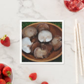 Shiitake Mushroom Paper Napkin Servetten (Insitu)